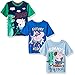 Peppa Pig Boys' Toddler George Pig 3 Pack Tees, Multi, 3T