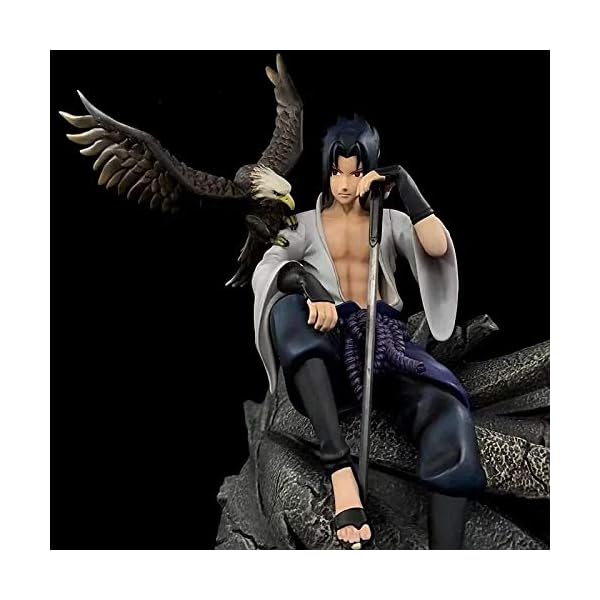 Wjlvn Charakter Animation Modell Naruto GK Uchiha Sasuke Jane Geschnitzter Adler Team End Valley Statue Modell Box Figur… – Bild 6