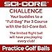 Swing Coach SCI-CORE Practice Golf Balls for Kids & Adults - Real-Feel Training Golf Balls - Outdoor & Indoor Use - 12 Pack