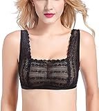 InsBuy Women's Sheer Thin Lace Bralette