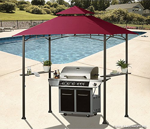 ABCCANOPY 8′ X 5′ Grill Shelter Replacement Canopy roof for Model L-GZ238PST-11 (Bur ...