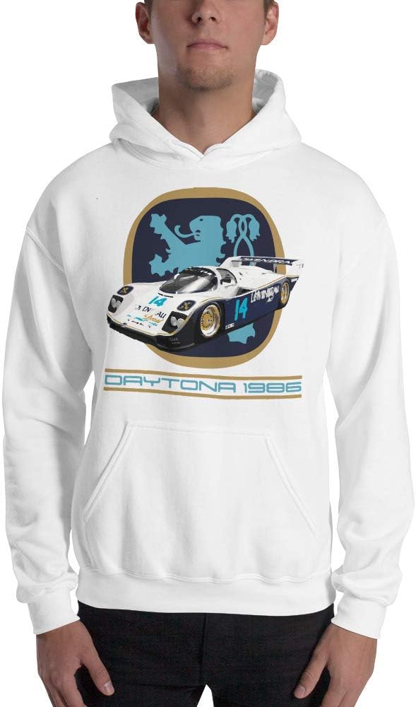 JG Infinite 1986 Daytona 24 hrs Holbert-Lowenbrau 962 IMSA GTP Race Car Hooded Sweatshirt