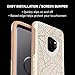 OTTERBOX Symmetry Series Case for Samsung Galaxy S9 - Frustration FRĒe Packaging - Throwing Shade (WHTE/Roasted TAN/Throw Shade)