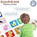 Banana Panda Suuuper Size Memory Matching Kids Game - includes 24 Extra-Large 6” x 6” Cards - Match The Animals or Use as Flashcards - for Toddlers, Boys & Girls, ages 2-4 years