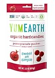 YumEarth Organic Pomegranate Hard Candy, 3.3 Ounce