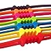 GFDesign MTB Cycling Bike Bicycle Silicone Band Elastic Strap Bandage Flashlight Speaker Mount Holder - Extended Edition Multi Colors (10 Pcs)