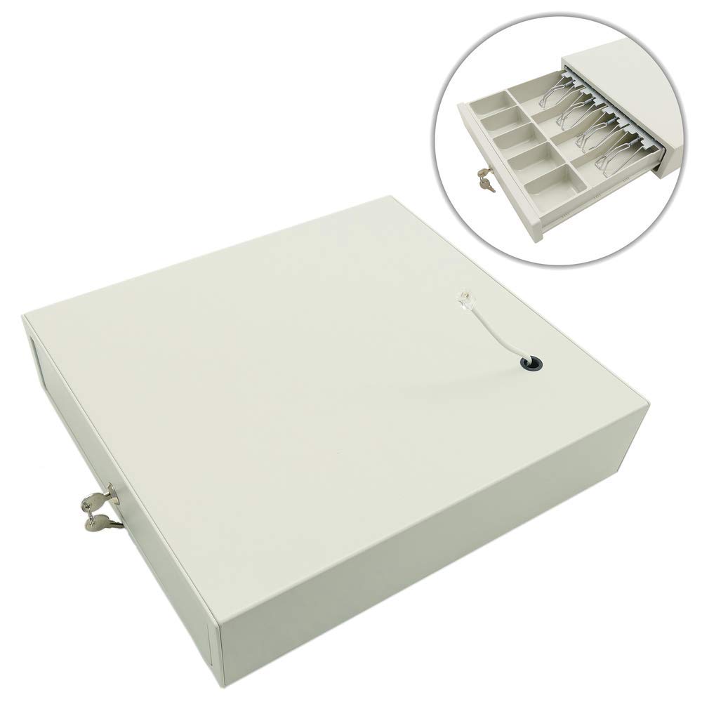 Bematik Cash Drawer Automatic Beige With Rj11 For Pos Printer