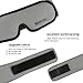 Sleep Mask, HOMMINI Grey Memory Foam Breathable Eye Patch Light Blocking Sleeping Eye Mask with Travel Pouch, Best Blindfolder for Travel/Sleeping/Shift Work/Meditation Suit for Men Women and Kids 