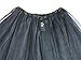 Women's, Teen, Adult Classic Elastic 3, 4, 5 Layered Tulle Tutu Skirt (One Size, 3Layer-Black)