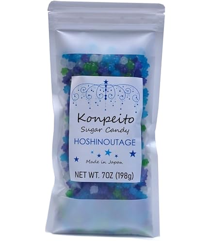 Amazon.com : HOSHINOUTAGE Konpeito Japanese Star Sugar Candy 7oz