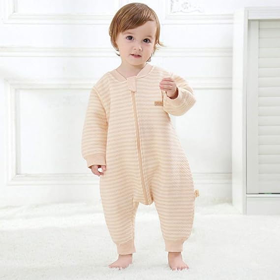 Baby Sleeping Bag Baby Colored Cotton Newborn Legs 16 Years OldBrown