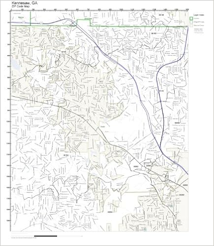 Kennesaw Zip Code Map Zip Code Wall Map Of Kennesaw, Ga Zip Code Map Laminated: Amazon.com:  Office Products