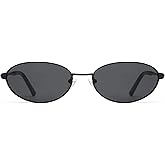 Appassal Retro Oval Sunglasses for Women Mens with Spring Hinge Sunnies AP3696