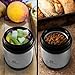 Stainless Thermos Food Jar with Folding Spoon and Bag Clip 17 Ounce