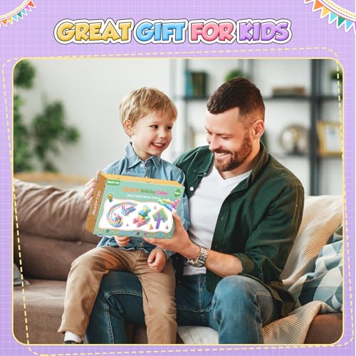 HaoVrisn Magnetic Building Blocks for Children, Pack of 45 Magnetic Building Blocks, Magnetic Toy Children, Magnetic Toy from 3 4 5 6 7 8 Gift for Boys and Girls (2.5 cm x 2.5 cm)