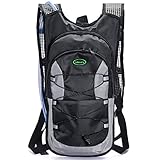 Juboury Hydration Backpack--Hydration Rucksack Bag Includes Free 2L Water Bladder for Running, Hiking, Biking, and for All Other Outdoor Sports Where You Need Water