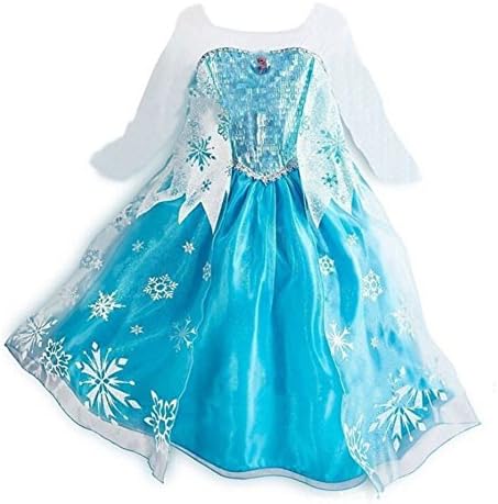 BD Baby Girl's Snow Queen Dress Costume Party Princess Dress Sequined Dress, 6