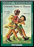 Colorado State Rams 2016 Vintage Football Calendar by