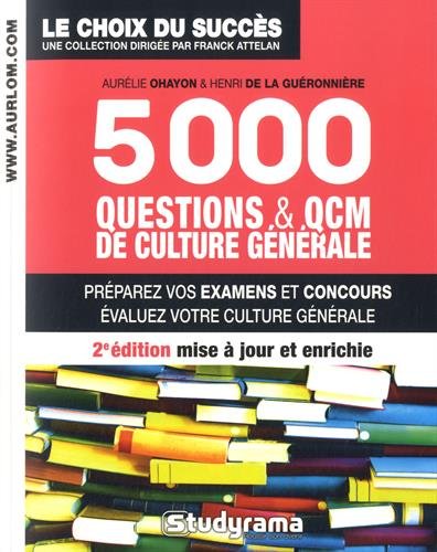 5000 questions et QCM de culture générale