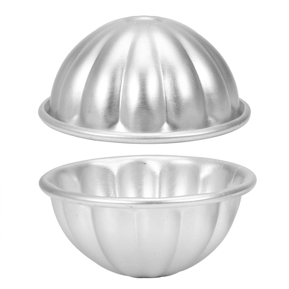 Bath Bomb Mold Kit, 2PCS Metal Bath Bomb Molding Set for Making Aromatherapy Bath Bombs at Home, DIY Professional Molds for Fizzy Bombs, Christmas DIY Gift for Bath Bomb Making (Petal)