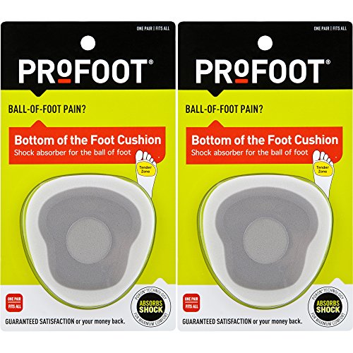 Buy PROFOOT, Bottom of The Foot Cushion, 2 Pair, Ball of Foot Cushion