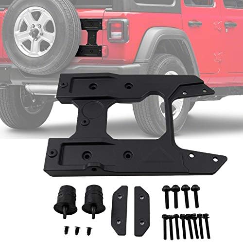 OHMU for Jeep Wrangler JL Oversized Spare Tire Carrier Tailgate Reinforcement Kits