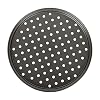 Fenteer Geperforeerde pizza pan carbon staal bakplaat pizza bakplaat voor party grill – 28cm