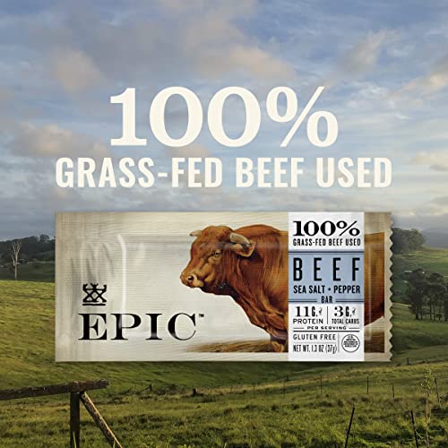 EPIC Beef Sea Salt and Pepper Protein Bar, 12 ct Pricepulse