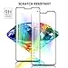 LG V50 ThinQ Screen Protector, KuGi 9H Hardness Bubble Free [Case Friendly] Tempered Glass Screen Protector for LG V50 ThinQ 5G Phone (Balck)