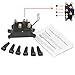 kipa Winch Solenoid Relay 12V 250A for ATV UTV SUV Jeep Trailer Hydraulic Pump Lift Jack Replace OEM Part # 63070 62135 74900 2875714 70715 with Waterproof Caps and Instruction Manual