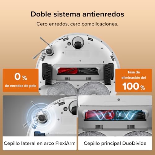 Qrevo Edge 2 Robot Aspirador Succión Extrema de 25000 Pa, Blanco