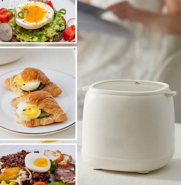 Smart Egg Cooker New Fully Automatic Rapid Egg Cooker, Mini Electric