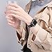 OULUOQI Compatible with Apple Watch Band Men Women Milanese Loop 49mm 45mm 44mm 42mm 41mm 40mm 38mm, Magnetic Clasp for iWatch Bands Ultra Series 9 8 SE 7 6 5 4 3 2 1 (Dark Black, 41/40/38mm)