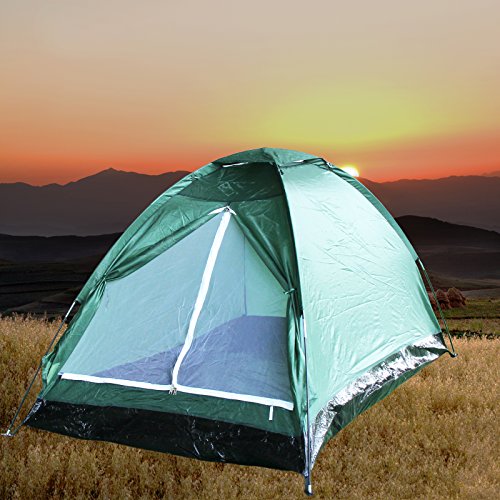 2/3 Person Ultralight Camping Hiking Hunting Backpacking Tent (Dark Green, 2 Person)