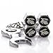 HoneyJar 4Pcs Rabbit Emblem Auto Car Tyre Stems Air Cover Valve Caps + Wrench Keychain Key Ring for VW Volkswagen GTI