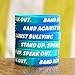 100 Band Against Bullying Wristbands - Stand Up. Speak Out. Bracelets