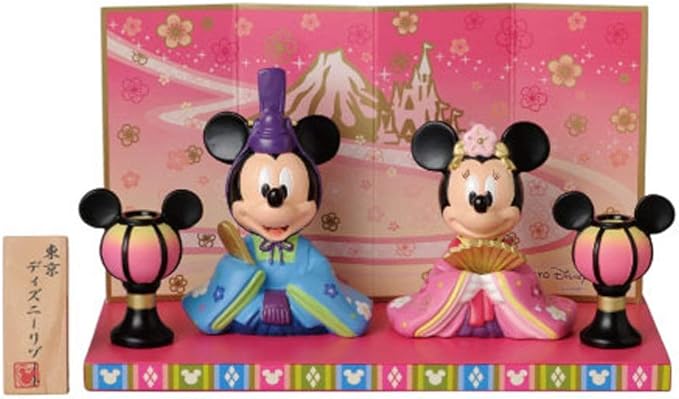 東京ディズニーリゾート限定 ミッキーとミニーのひな人形 お雛様 おひな様 雛飾り 雛人形 平飾り おもちゃ Amazon