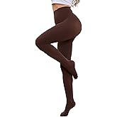 Almoony Tights For Women 80D Soft Semi Opaque Solid Color High Waist Tights Stretchy Pantyhose For Women