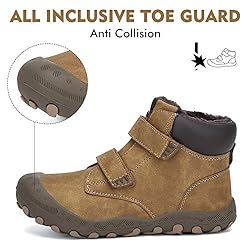 Mishansha Kids Toddlers Anti-Slip Hiking Boots