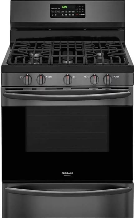 Frigidaire Gallery 30" Black Stainless Steel Freestanding Gas Range