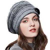 Winter French Beret for Women 100% Angora Wool Classic Beret Beanie