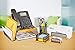 Halter Mesh Office Desk Accessories - 5 Piece Steel Desk Organizer Set, Office Supplies, Phone Stand, Pencil Cup, Business Card Holder, Memo and Letter Holder
