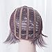Long Wavy Wig Highlights Bangs - Natural Looking Synthetic Hair Mix Wig For Women Cosplay Costumes, Halloween, Theme Parties and Daily (ombre red)