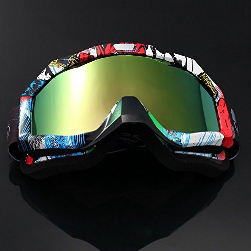 tinted motocross goggles