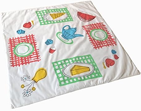 Picnic Play Mat, Tea time,Tea Party playmat, Girls,Tea time toy,