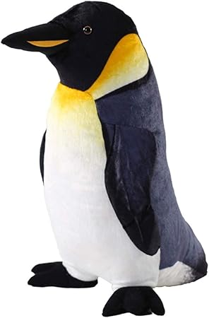 Amazon Hsfeo エンペラーペンギン ぬいぐるみ リアル マリン 抱き枕 可愛い プレゼント ふわふわ こども 海の生物 ペンギン おもちゃ 誕生日 ハロウイン クリスマス 贈り物 お祝い インテリア 彼女へ 動物 抱き心地 ファミリー 55cm ぬいぐるみ おもちゃ