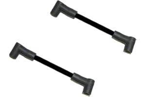 PARTSRUN 2PCS Performance Premium Marine Spark Plug Wire 6" for OMC Johnson Evinrude Spark Plug Wire Leads Sierra 18-8816-1 ZF478V