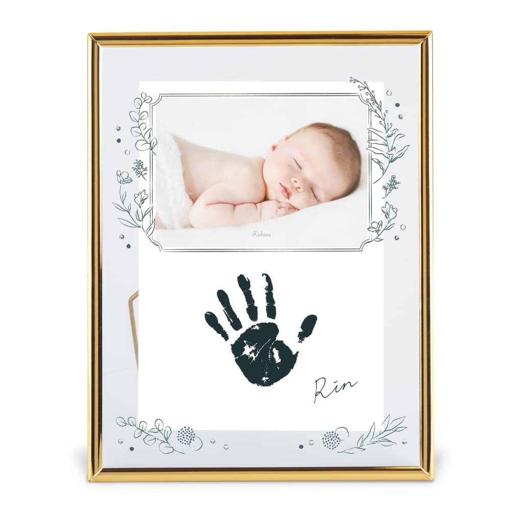 【SO】 インテリアフレーム ベビーフォトフレーム 命名書 手形 フォトフレーム 写真立て A5 卓上 壁掛 縦 横 両用 新生児用 記念 アニバーサリー Anthem アンセム フォトタイプ商品画像