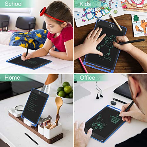 LCD Writing Tablet, 8.5" Electronic Drawing Tablet for Kids, Portable Reusable Erasable Ewriter Handwriting Drawing Board Doodle Pad Gift for Kids and Adults at Home, School and Office (Blue)