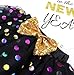 New Year Baby Girl Outfit, 0-3 Months Baby Girl Clothes Long Sleeve Letter Print Romper + Tutu Dress + Leg Warmers + Headband 4Pcs Outfit Set